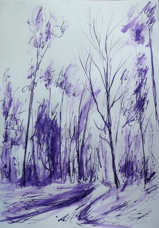 Path in the forest (42x30 cm)
