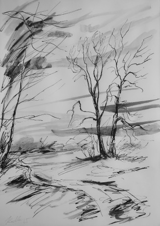   Autumn path (42x30 cm)