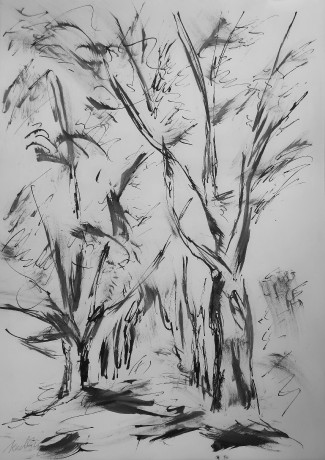 Sunny alley (42x30 cm)