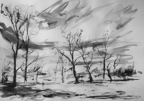 Windy afternoon (30x42 cm)