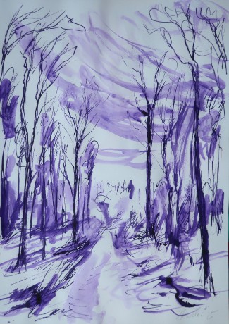 Forest path (42x30 cm)