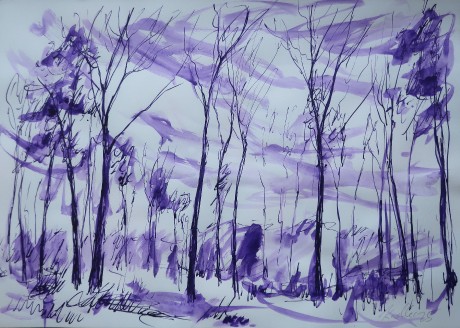 Scene from the forest (30x42 cm)
