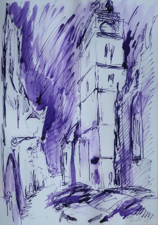 Under the White Tower (42x30 cm)