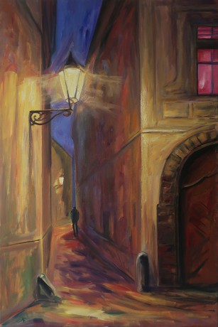 Lucerna na nároží (150x100 cm)
