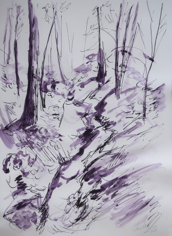 Forest stream (42x30 cm)