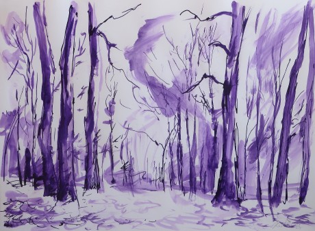 Autumn forest 1 (30x42 cm)