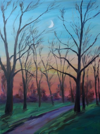 Evening mood (80x60 cm)