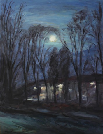 Moon in a Park (100x130 cm)