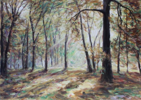 Autumn light (140x100 cm)
