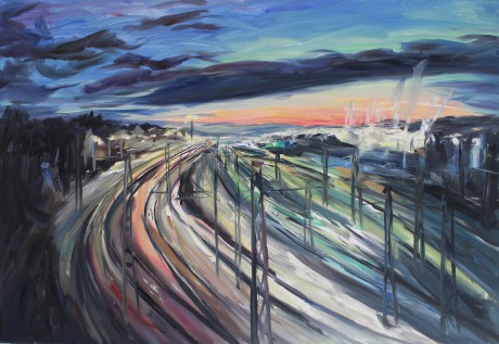 Railway (90x130 cm)