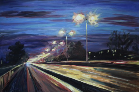 Street lights (100x150 cm)