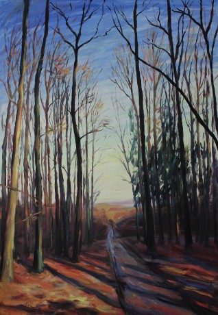 Forest footpath (130x90 cm)