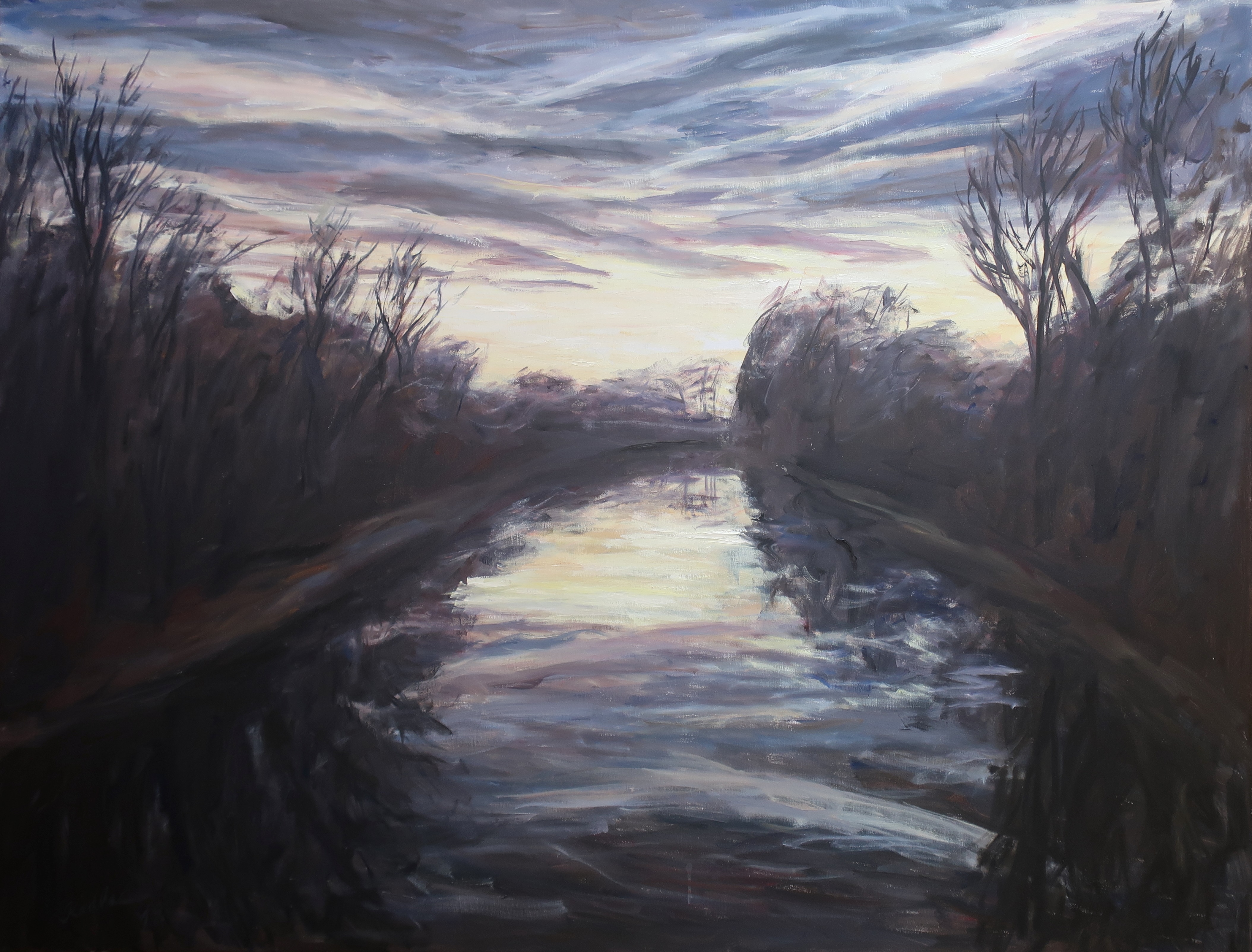 Čarovná řeka (100x130 cm)