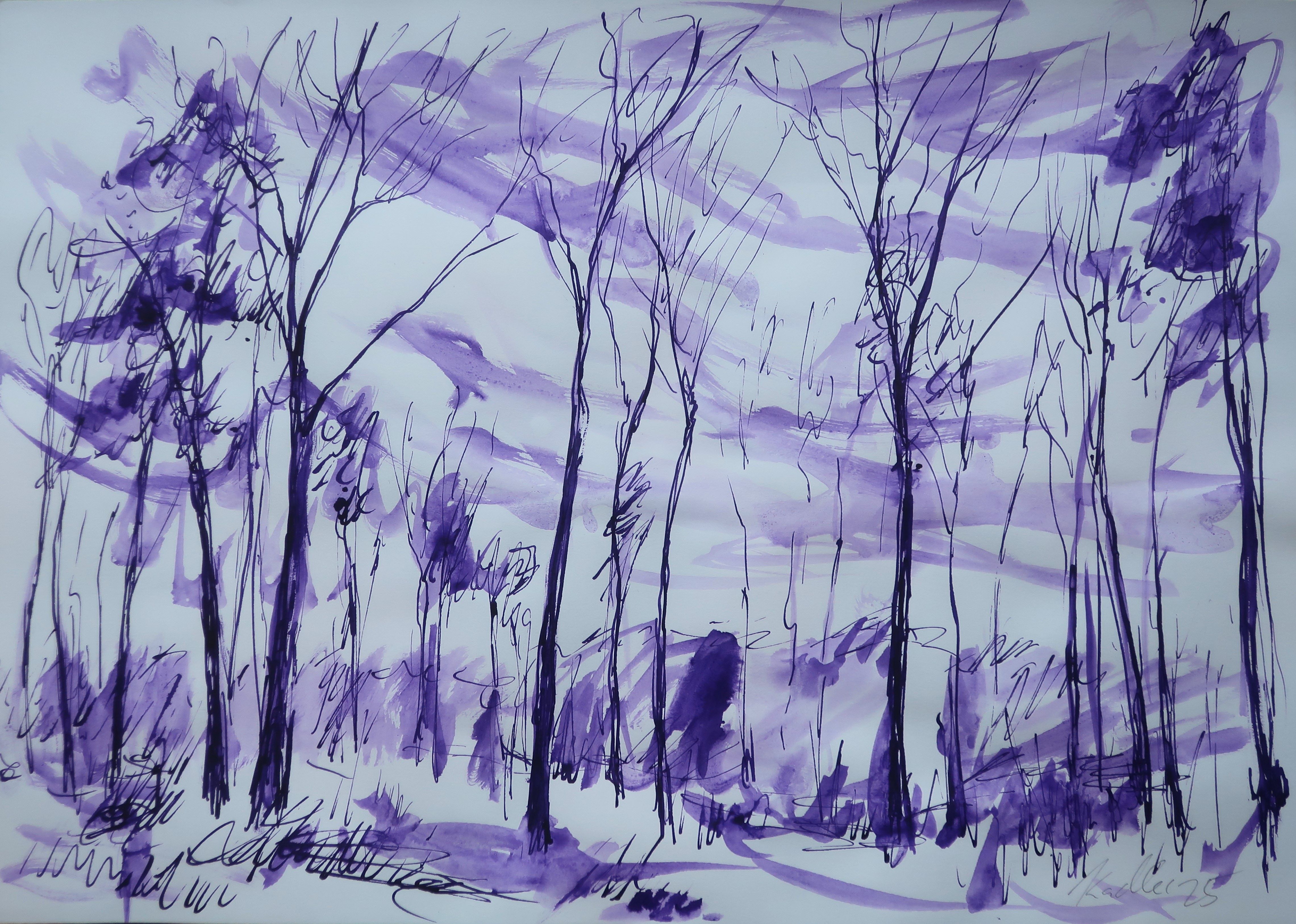 Scene from the forest (30x42 cm)