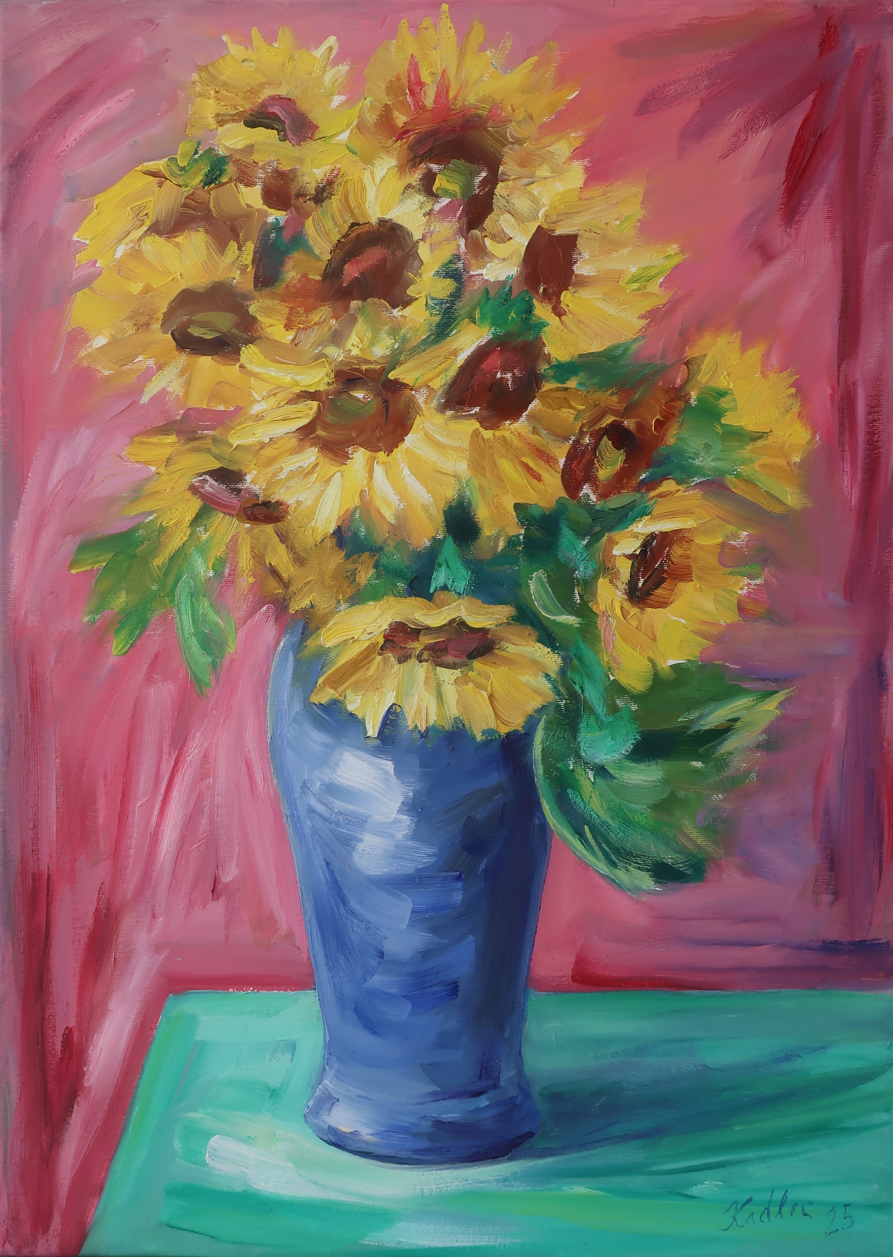 Slunečnice (70x50 cm)