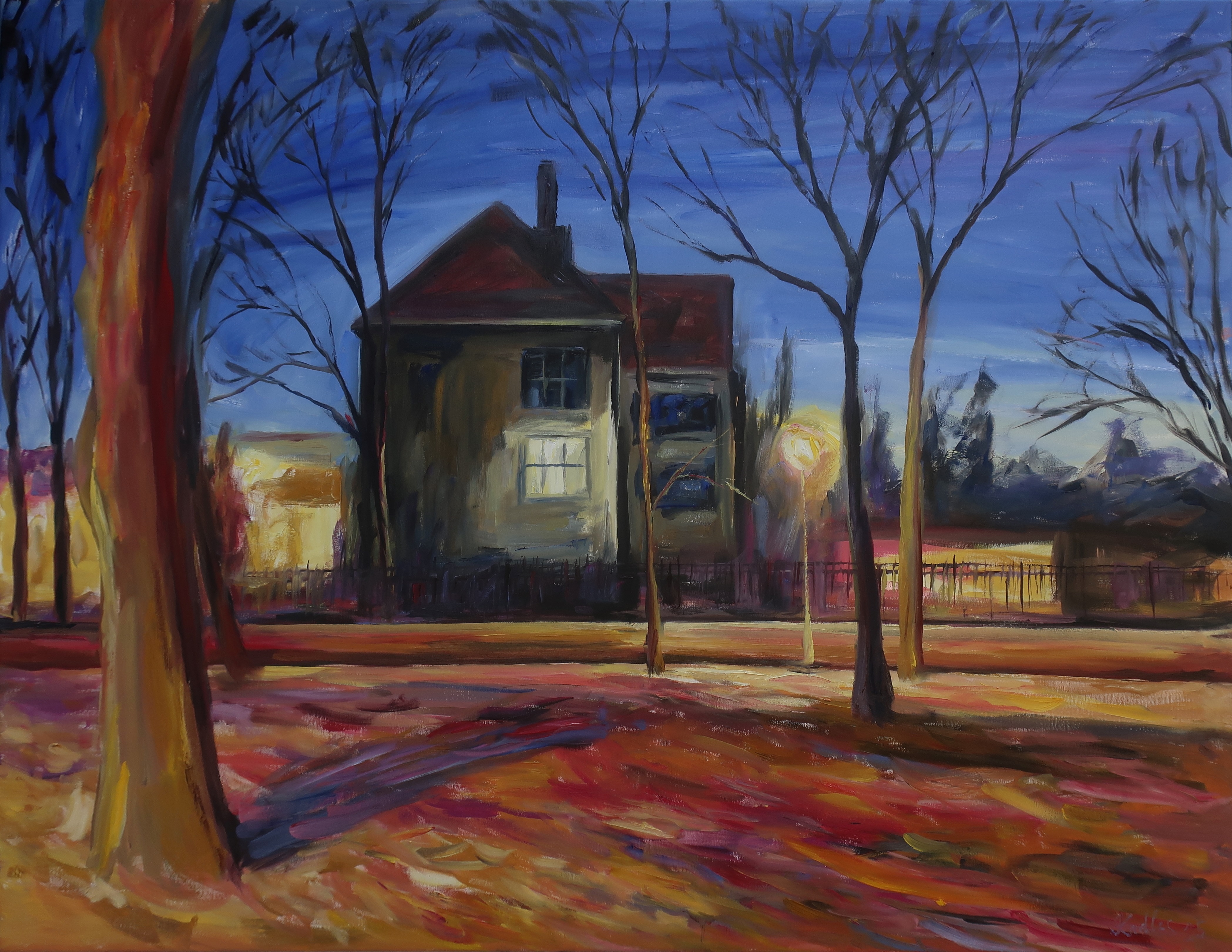 Světlo v okně (100x130 cm)