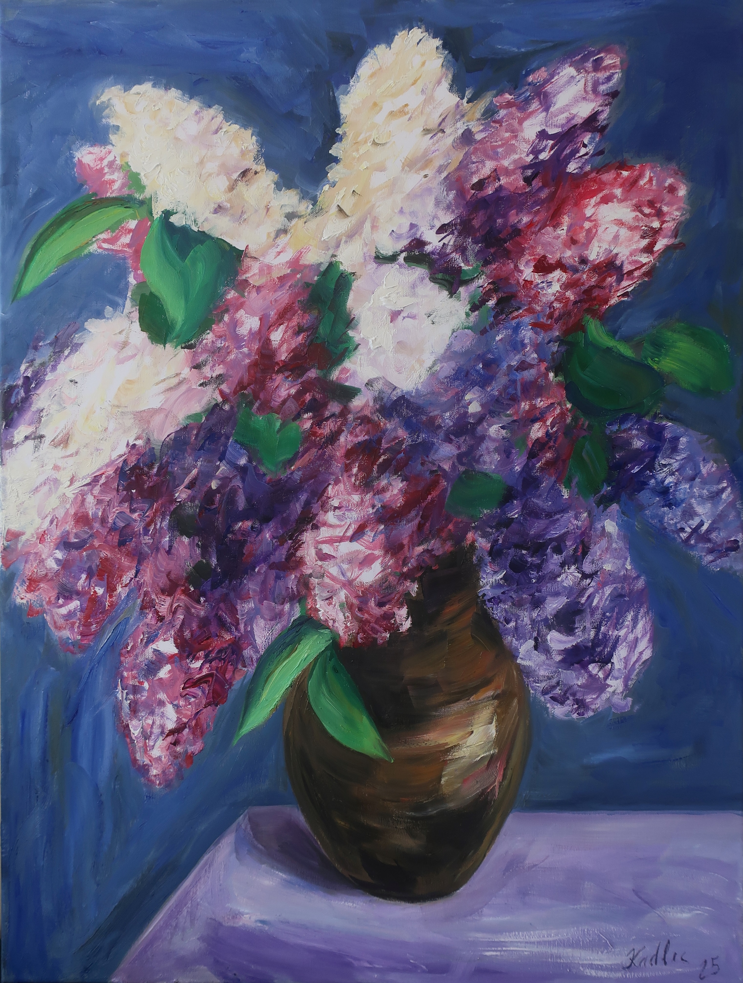 Šeříky (80x60 cm)