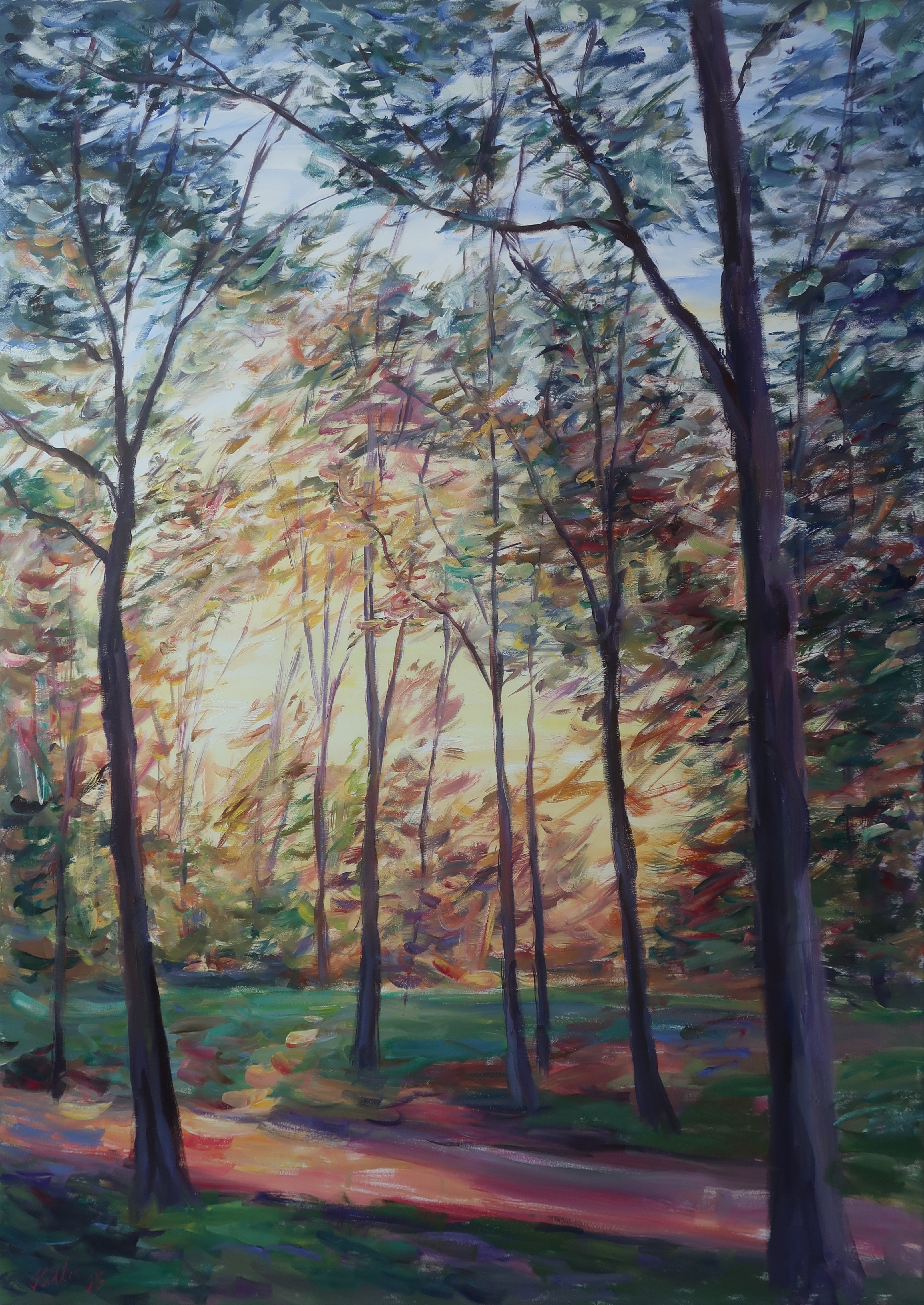 Ráno v parku (140x100 cm)