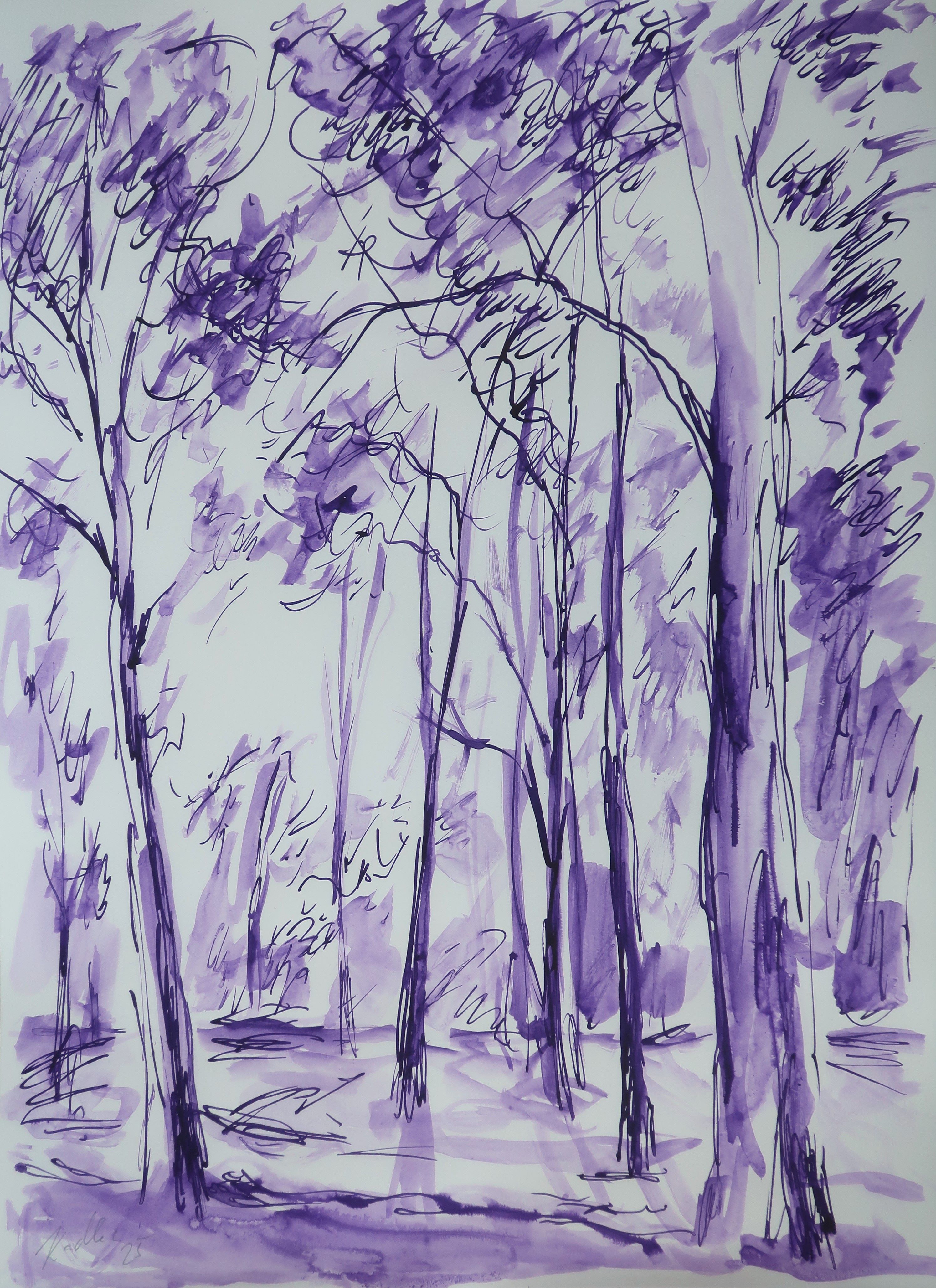 Ráno v parku (42x30 cm)