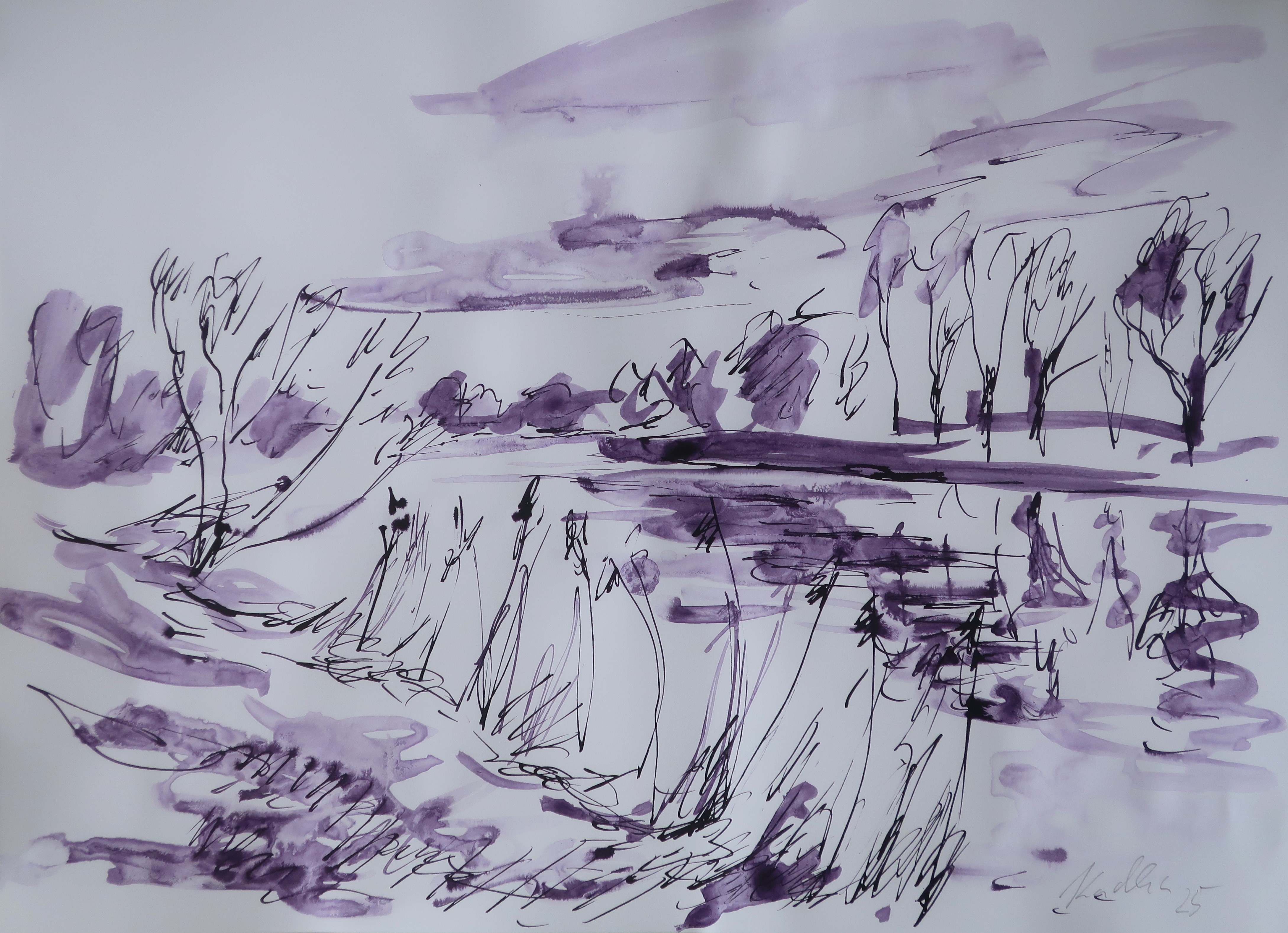 Duben na Labi (30x42 cm)