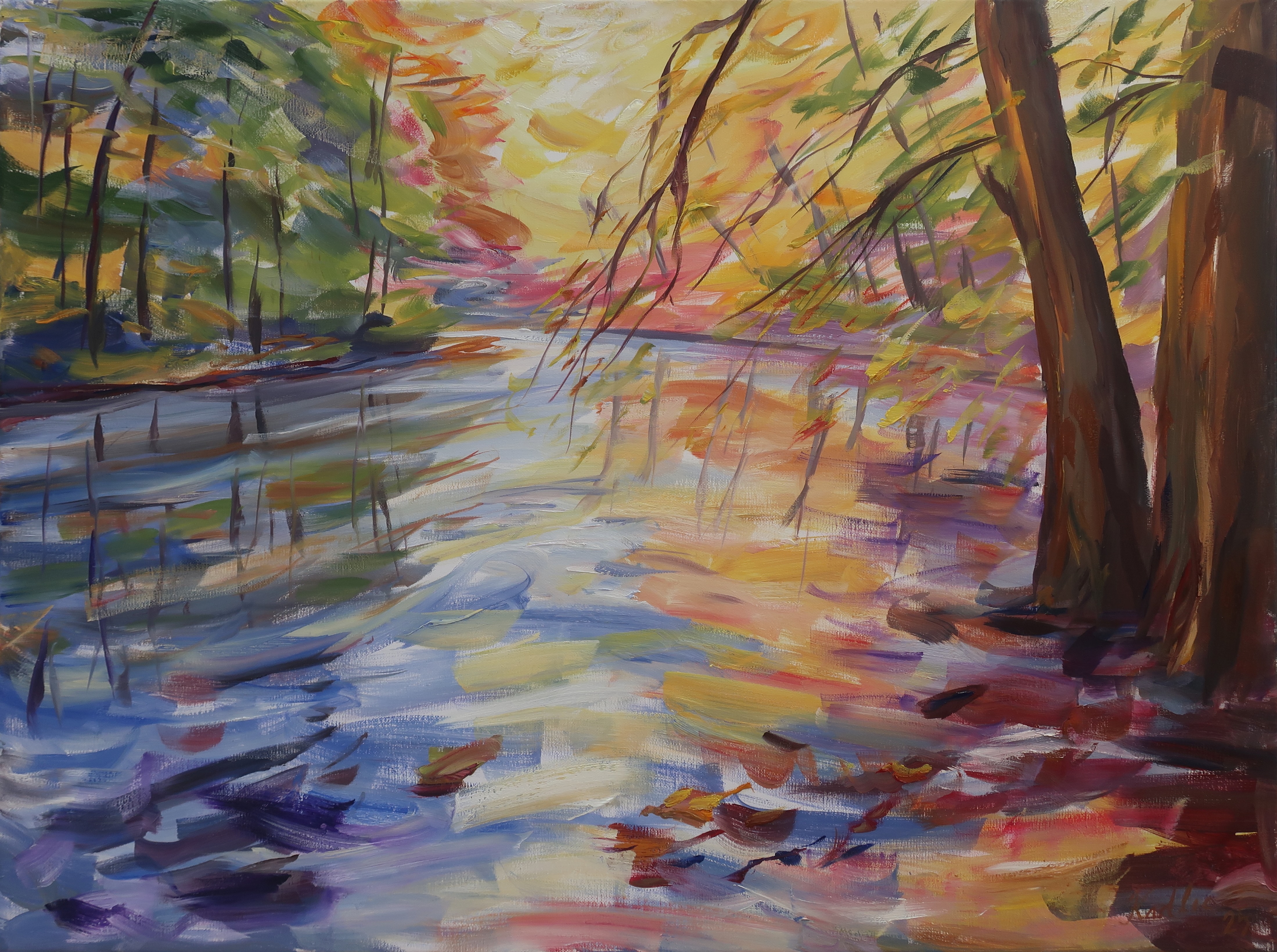 Podzim na Divoké Orlici (60x80 cm)