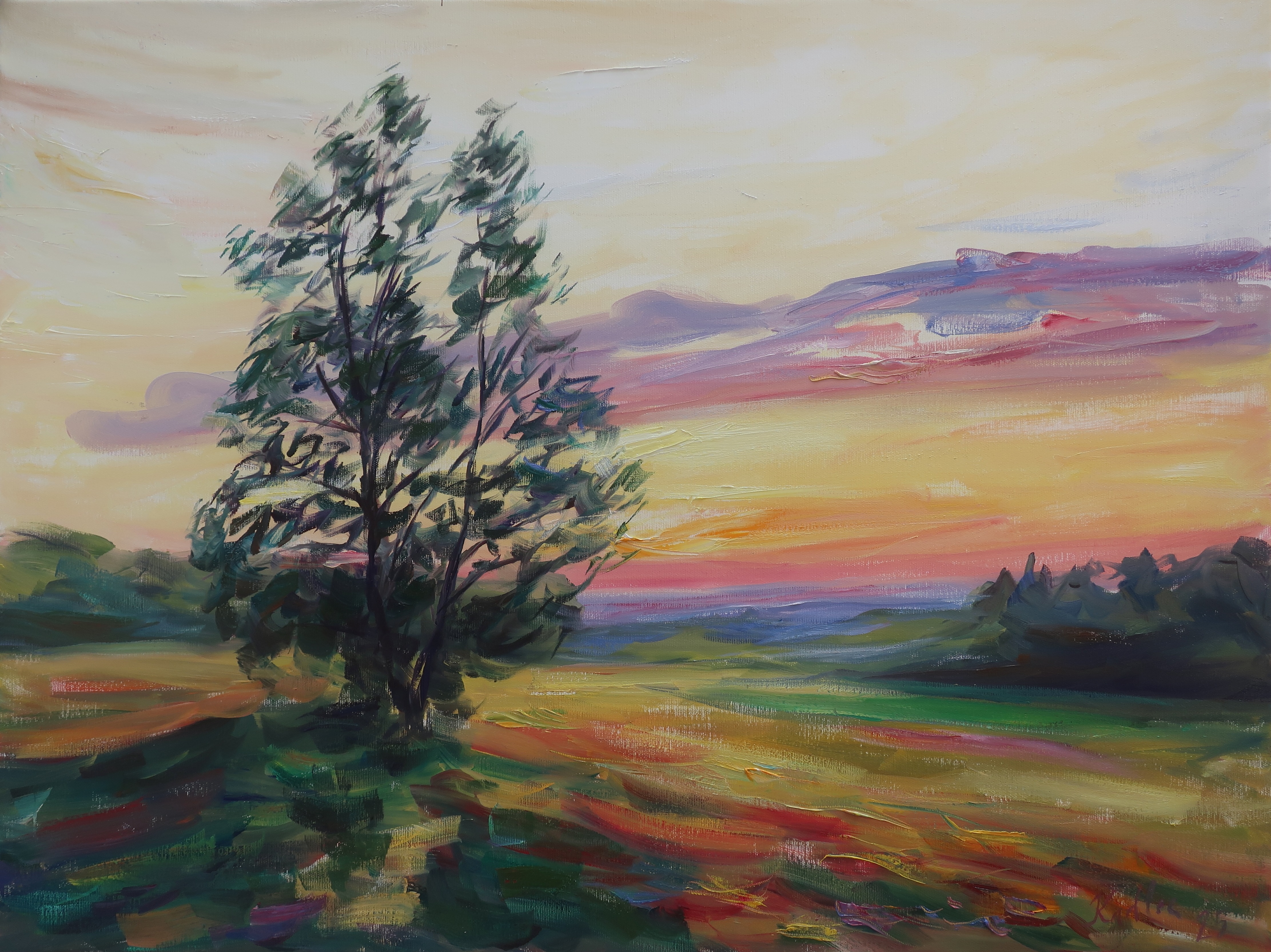 Na sklonku dne (60x80 cm)