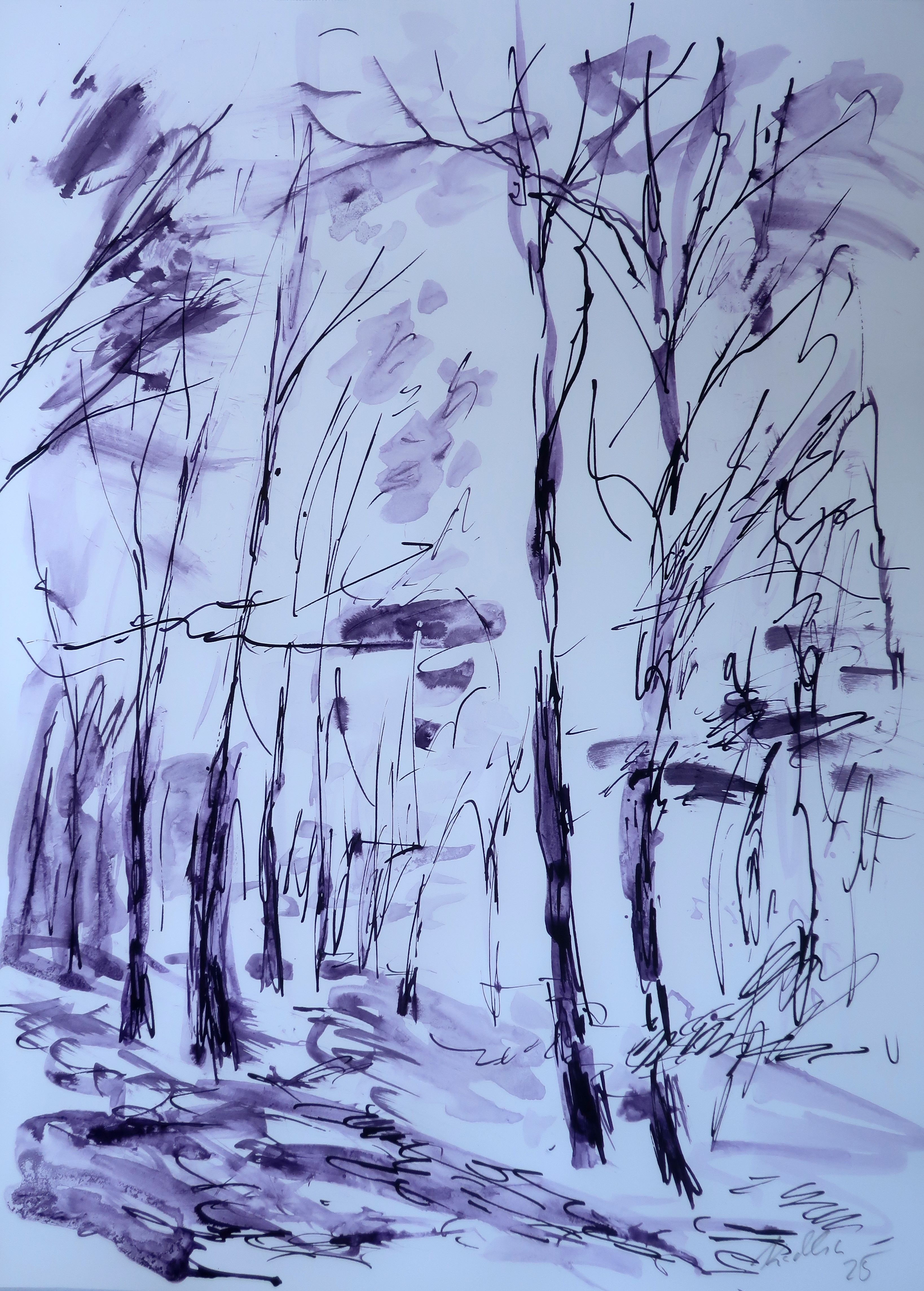 Skica z lesa (42x30 cm)