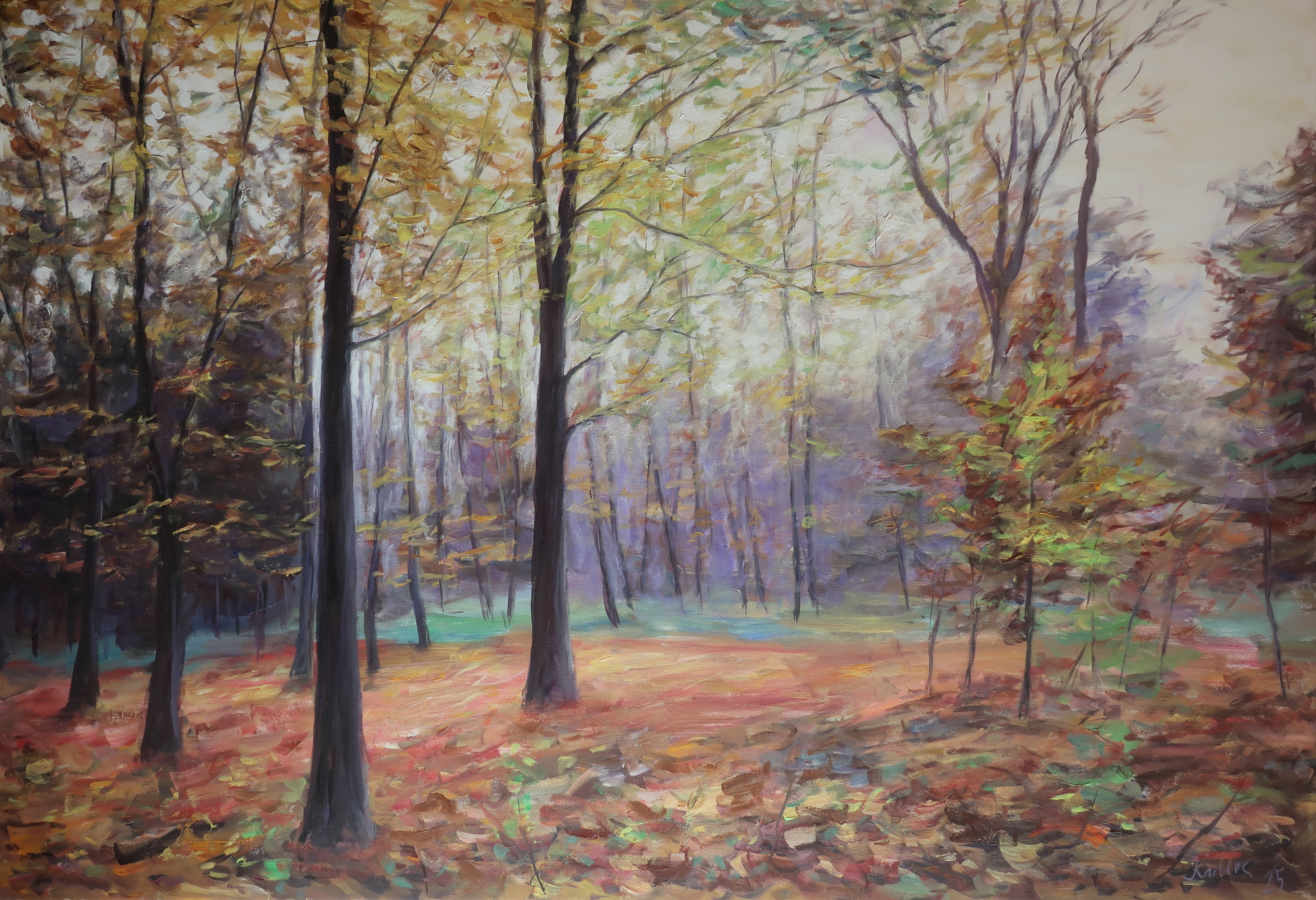 Autumn mood (90x130 cm)
