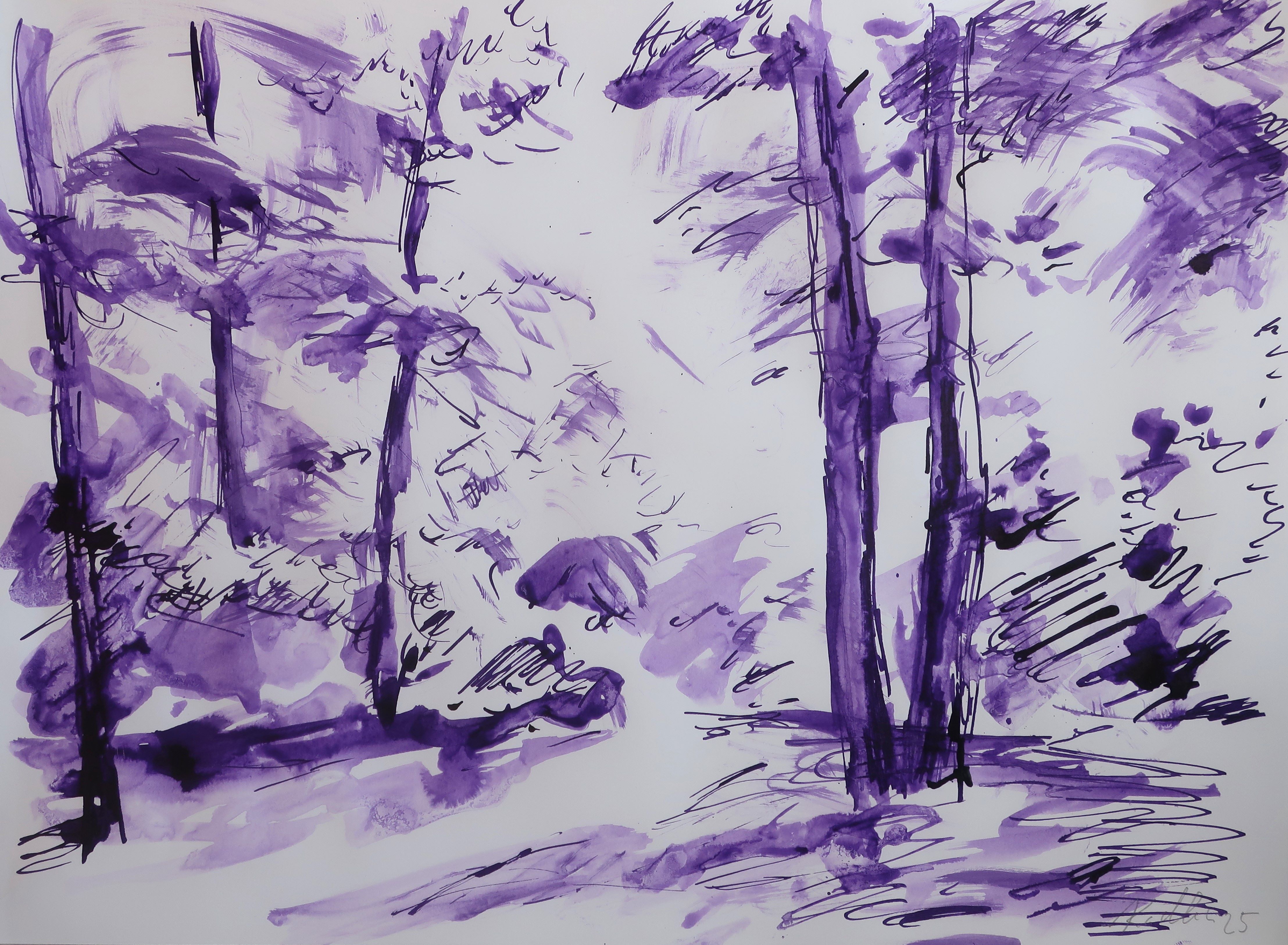 Jaro v parku  2(30x42 cm)