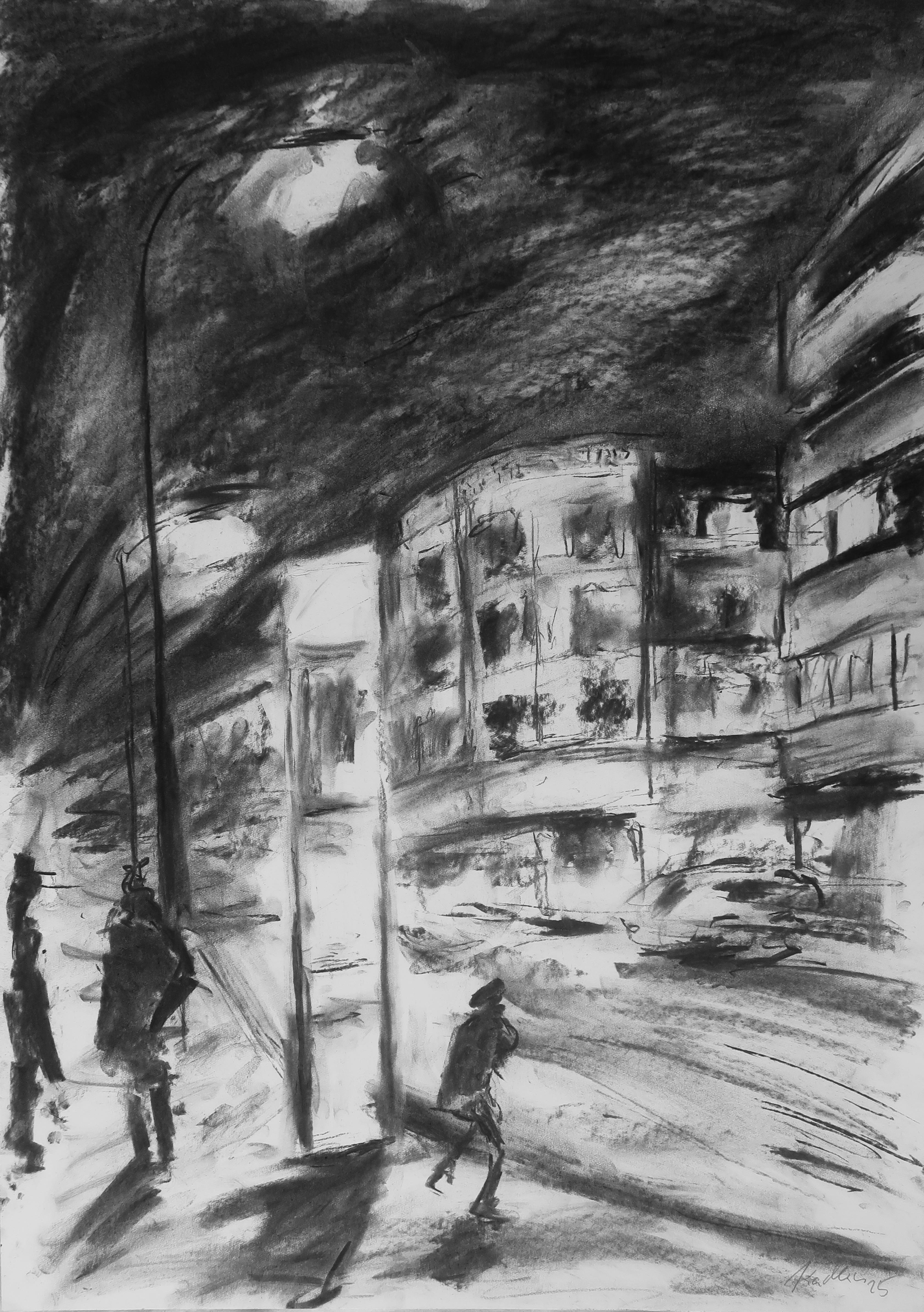 At the Grand (84x59 cm)