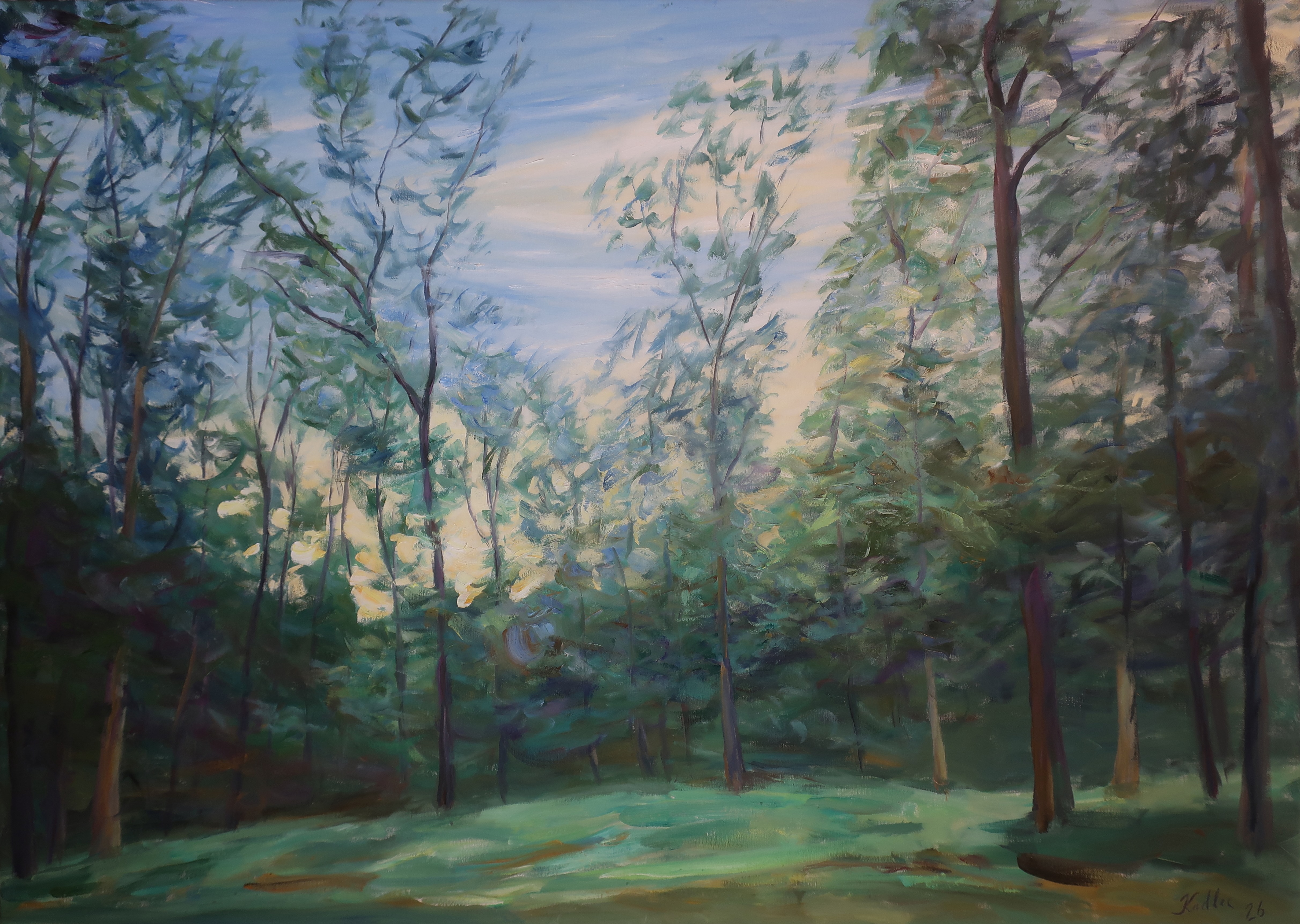 V dubovém háji (100x140 cm)