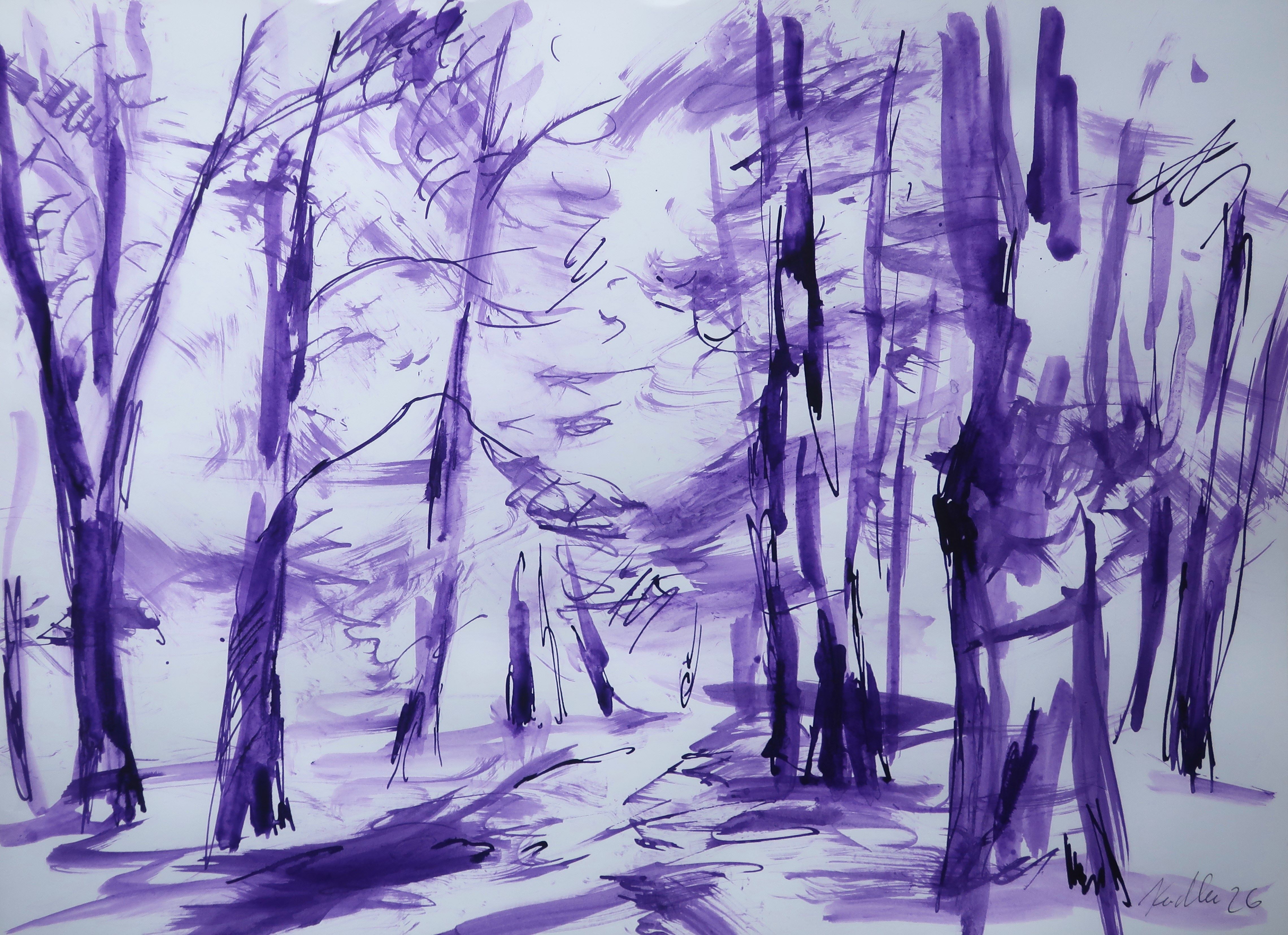 Léto v parku (30x42 cm)