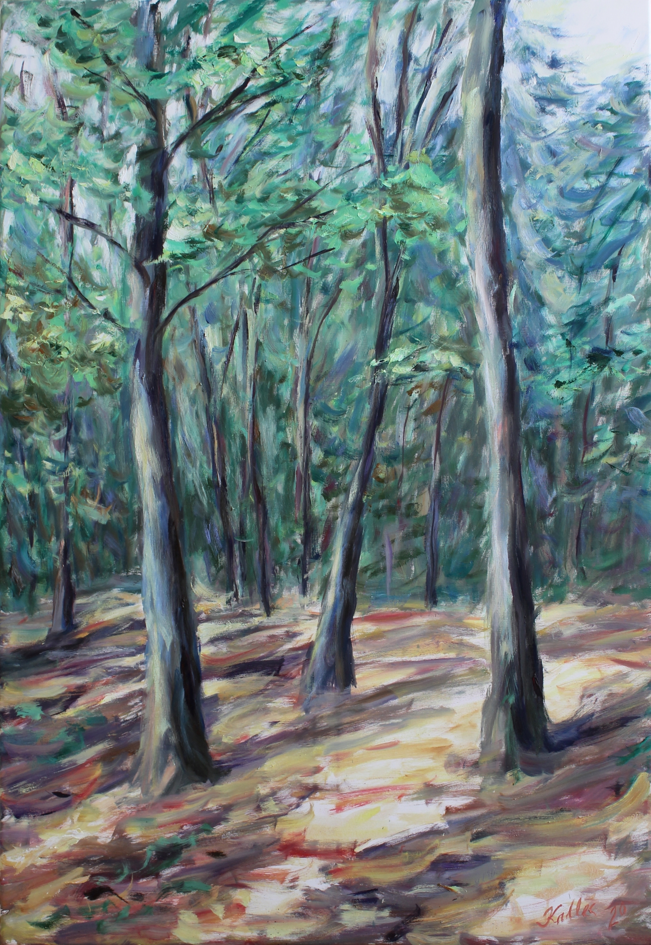 Bukový les (90x130 cm)