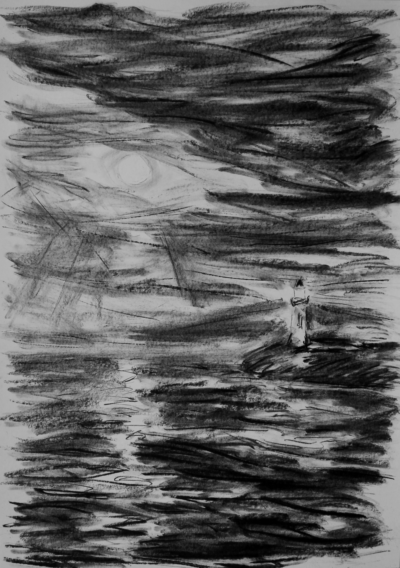 Maják a Měsíc (84x59 cm)